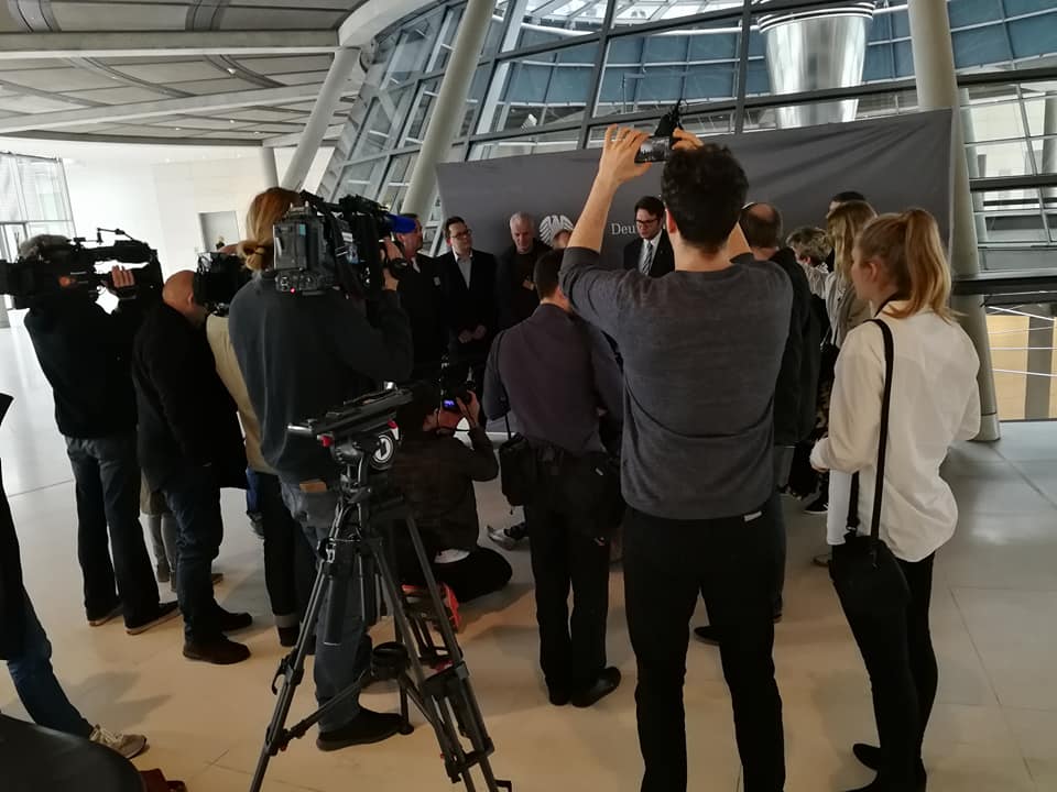 Petitionsübergabe im Deutschen Bundestag 05.04.2018